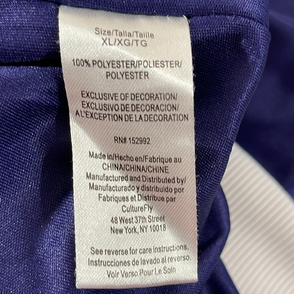 MY HERO ACADEMIA Windbreaker Blue/White Jacket Japanese Full Zip With Pockets XL - Picture 8 of 8